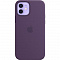 Силиконовый чехол MagSafe для IPhone 12/12 Pro цвета аметист