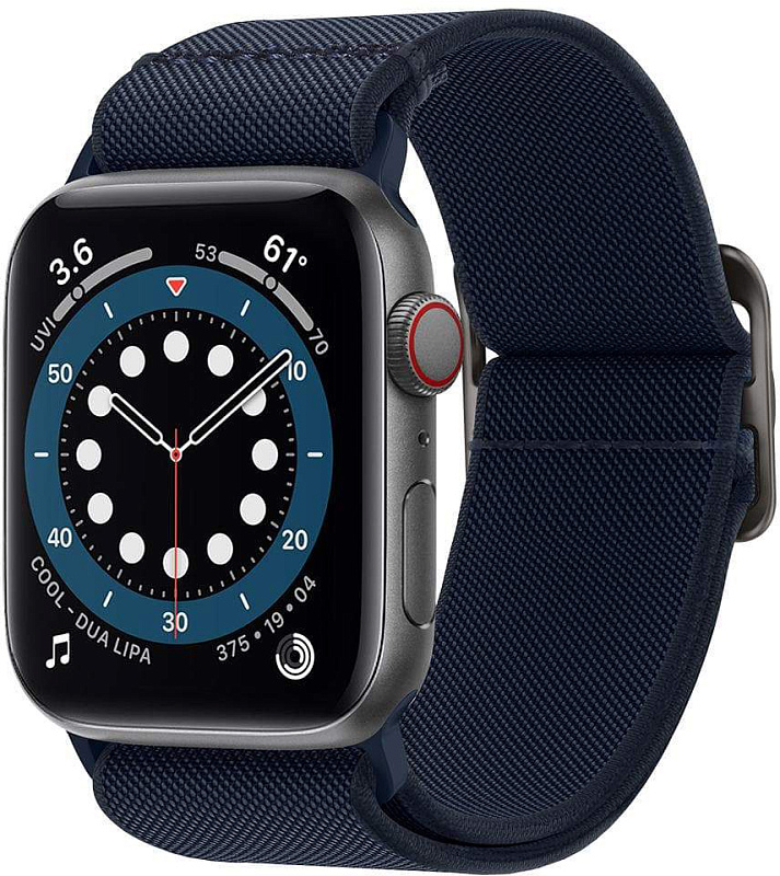фото Ремешок Spigen Lite Fit (AMP02287) для Apple Watch 42/44 mm (Navy)