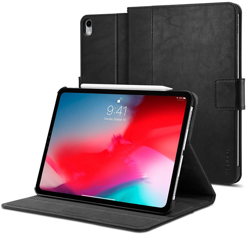 фото Чехол Spigen Stand Folio, black - iPad Pro 12.9" 2018
