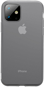 Чехол Baseus Jelly Liquid Silica Gel (WIAPIPH61S-GD01) для iPhone 11 (Transparent Black)
