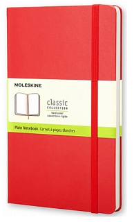 Блокнот нелинованный Moleskine Classic Large QP062R (Red)