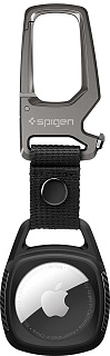 Чехол-держатель Spigen Rugged Armor (AMP01565) для Apple AirTag (Black)