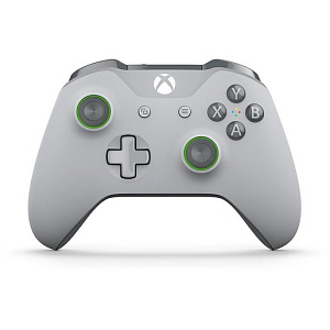  Беспроводной геймпад для Xbox One с разъемом 3,5 мм и Bluetooth цвет Grey / Green