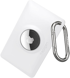 Чехол-держатель Spigen AirFit Card (AMP01835) для Apple AirTag (White)