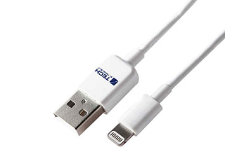 Кабель для зарядки iPhone Travel Blue Lightning Cable (970), цвет белый