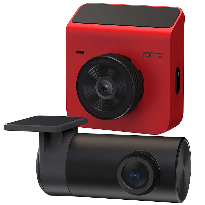 фото Видеорегистратор 70MAI Dash Cam A400+Rear Cam Set Red