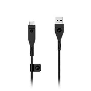 Кабель Mophie PRO, USB 2.0 USB-A to USB-C. Длина 2 м. Цвет черный