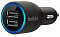 Автомобильное зарядное устройство Belkin F8J109btBLK 2 x 2.1A USB, без кабеля. Черный