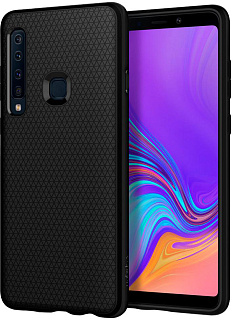 Чехол Spigen Rugged Armor, black - Galaxy A9 2018