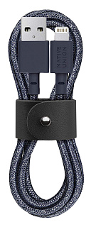 Кабель для iPod, iPhone, iPad Native Union Belt (BELT-KV-L-IND-2) USB to Lightning 1.2m (Indigo)