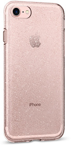 Чехол Spigen Liquid Crystal Glitter (042CS21419) для iPhone 7/8 (Rose Quartz)