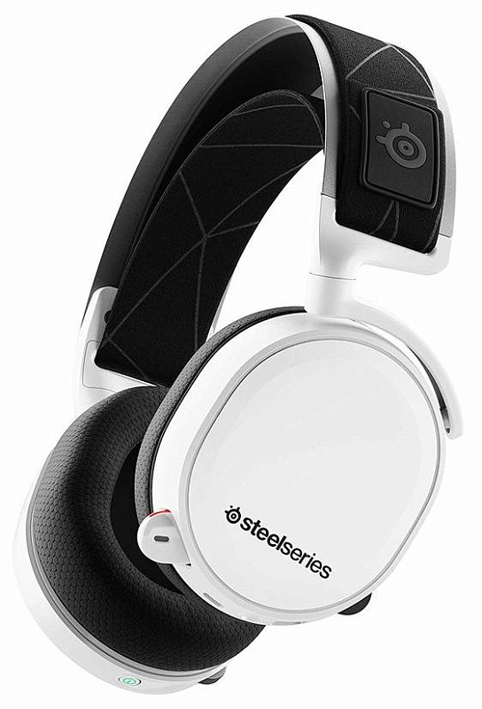 фото Беспроводные наушники с микрофоном Steelseries Arctis 7 2019 Edition (White/Black)
