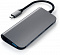 USB-концентратор Satechi Aluminum Type-C Multimedia Adapter ST-TCMM8PAM (Space Gray)