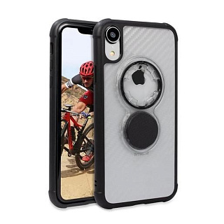 Чехол-накладка Rokform Crystal Wireless Case для iPhone XR со встроенным неодимовым магнитом.  Цвет: прозрачный