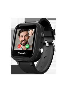 AIMOTO IQ 4G Детские умные часы с голосовым помощником Маруся (черные)