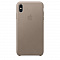 Кожаный чехол Apple Leather Case для iPhone XS Max, цвет (Taupe) платиново-серый
Apple iPhone XS Max Leather Case