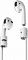 Силиконовый соединительный шнур для наушников Airpods Elago Strap / White