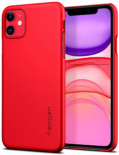 Чехол Spigen Thin Fit, red - iPhone 11