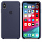 Силиконовый чехол Apple Silicone Case для iPhone XS Max, цвет (Midnight Blue) тёмно-синий
Apple iPhone XS Max Silicone Case