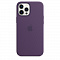 Силиконовый чехол MagSafe для IPhone 12 Pro Max цвета аметист