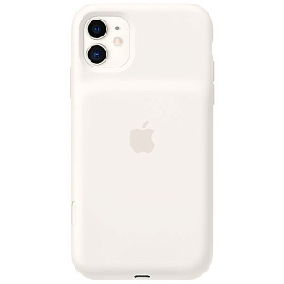 Чехол Apple iPhone 11 Smart Battery Case with Wireless Charging - White белого цвета