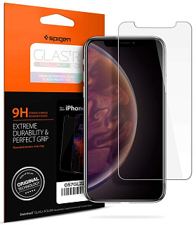 Защитное стекло Spigen Glass GLAS.tR SLIM HD - iPhone XS/X