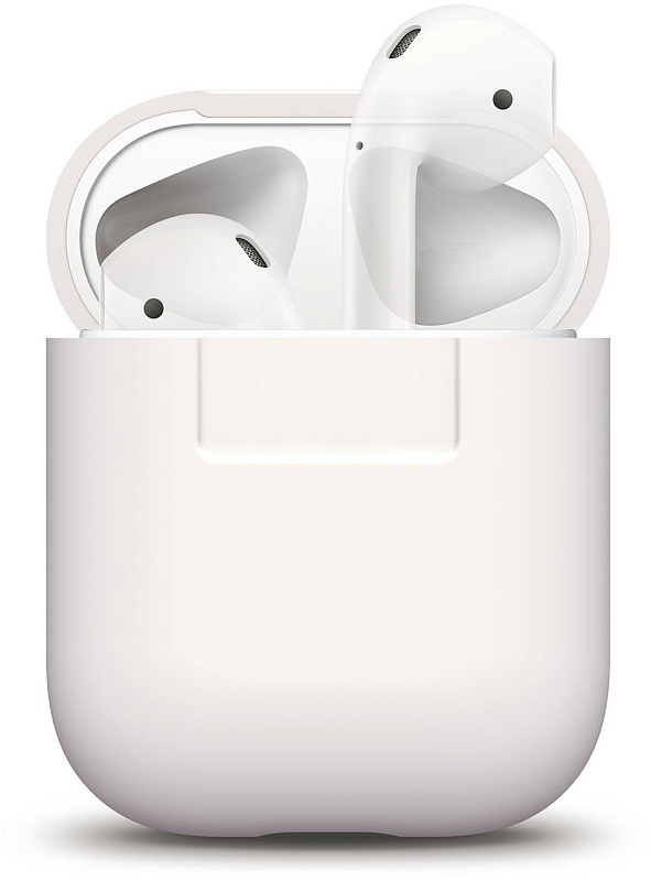 фото Чехол Elago silicone case for Airpods case / White