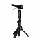 Комплект микрофон IK Multimedia iRig Mic Video и монопод IK Multimedia iKlip Grip Pro