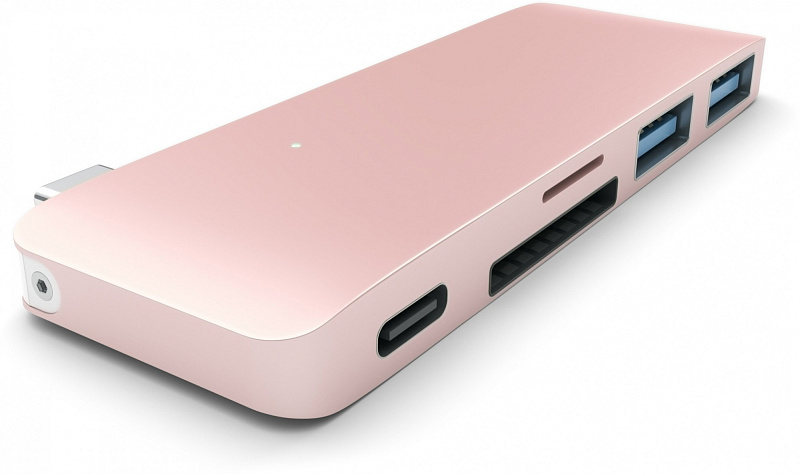 фото USB-хаб Satechi Combo Hub USB Type-C ST-TCUPR (Rose Gold)