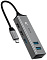 Хаб Baseus Cube Type-C to USB3.0*3+USB2.0*2 HUB Adapter Dark gray