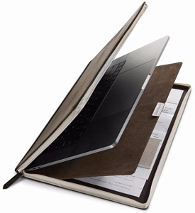 Чехол-книжка Twelve South BookBook Vol 2 в твердом переплете USB-C (12-1715) для MacBook Pro 15" (Brown)