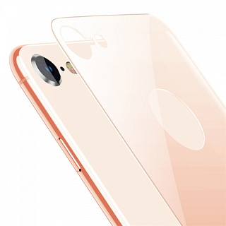 Защитное стекло Baseus 4D Tempered Back Glass (SGAPIPH8N-4D0V) для задней панели iPhone 8 (Gold)