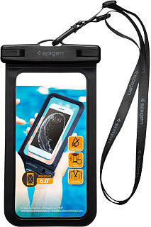 Чехол Spigen Velo A600 Waterproof Phone Case, black