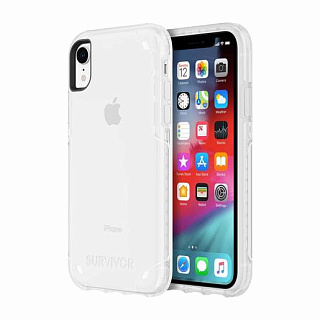 Чехол защитный Griffin Survivor Strong для iPhone XR. Материал пластик. Цвет прозрачный