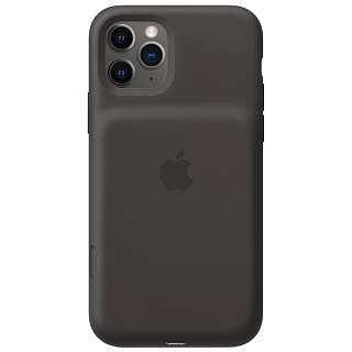 Чехол Apple iPhone 11 Pro Max Smart Battery Case with Wireless Charging - Black черного цвета