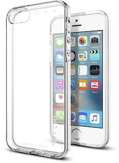 Чехол Spigen для iPhone 5/5s/SE Liquid Armor 041CS20247. Crystal Clear