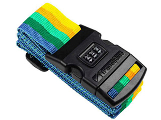 Ремень для багажа с кодовым замком Travel Blue Security Strap 2" (047), цвет желтый