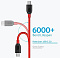 Кабель Anker PowerLine+ USB-C to USB-A 3.0 3ft UN Red with Pouch with Offline Packaging V3