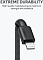 Кабель для iPod, iPhone, iPad Aukey Braided Nylon (CB-CL12) USB-C to Lightning 18cm (Black)