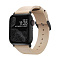 Ремешок Nomad Modern Slim Leather Strap для Apple Watch - 40/38mm. Цвет ремешка: бежевый