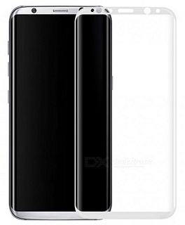 Защитное стекло Onext Tempered Glass 3D (41265) для Samsung Galaxy S8 Plus (White)
