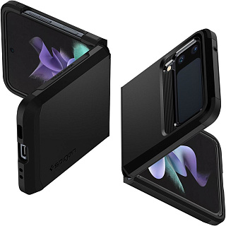 Чехол Spigen Tough Armor (ACS03082) для Samsung Galaxy Z Flip 3 5G (Black)