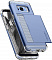 Чехол-визитница Spigen Crystal Wallet (571CS21118) для Samsung Galaxy S8 Plus (Coral Blue)