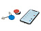 Комплект из 4 умных брелков Chipolo CLASSIC (CH-M45S-4COL-R), черный, синий, красный, белый