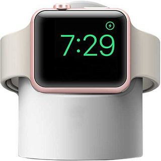 Lyambda Беспроводное зарядное устройство для часов LW2-WT. Цвет белый