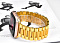Ремешок COTEetCI W27 Steel Band for Apple Watch 38/40mm gold