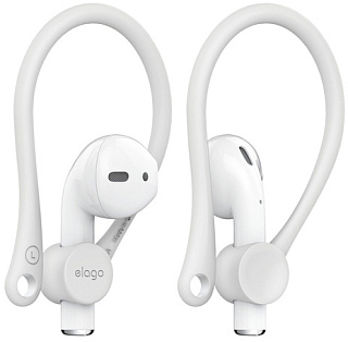 Крепление Elago EARHOOK для наушников Airpods, White