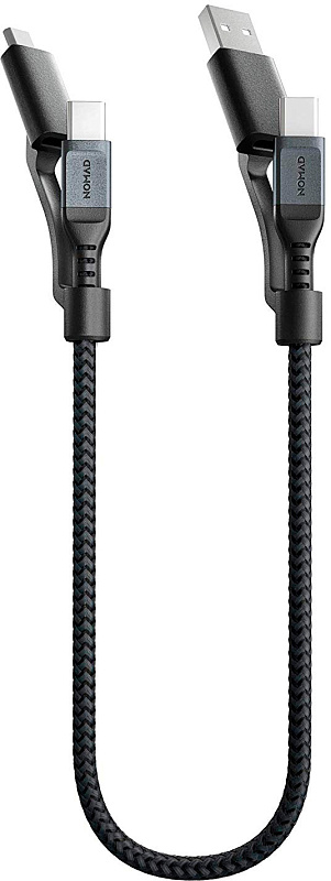 фото Кабель Nomad Universal Kevlar USB-C/USB-A/microUSB 0.3m (NM01512B00)