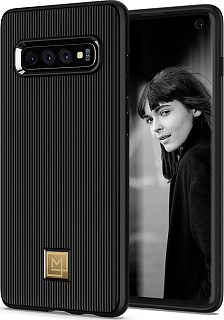 Чехол Spigen La Manon Classy, black - Galaxy S10