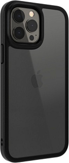 Чехол-накладка SwitchEasy Aero+ на заднюю сторону iPhone 13 Pro Max (6.7&quot;). Материал изделия: 70% поликарбонат, 30% ТПУ. Размер изделия: 167*85*13 мм. Цвет: прозрачный черный